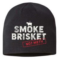 Smoke Brisket Not Meth Funny Brisket Bbq Grilling Sustainable Beanie