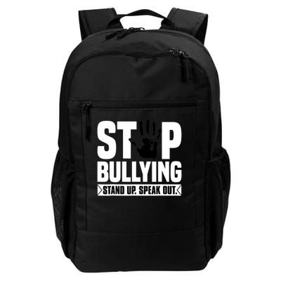 Stop Bullying Orange Stand Up Speak Out Unity Day Daily Commute Backpack