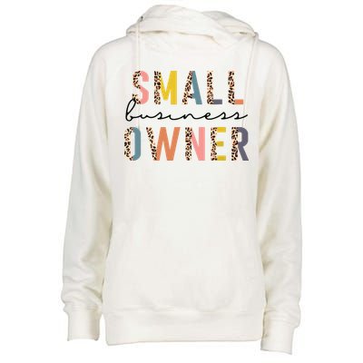 Small Business Owner Tee For Women CEO Entrepreneur Womens Funnel Neck Pullover Hood