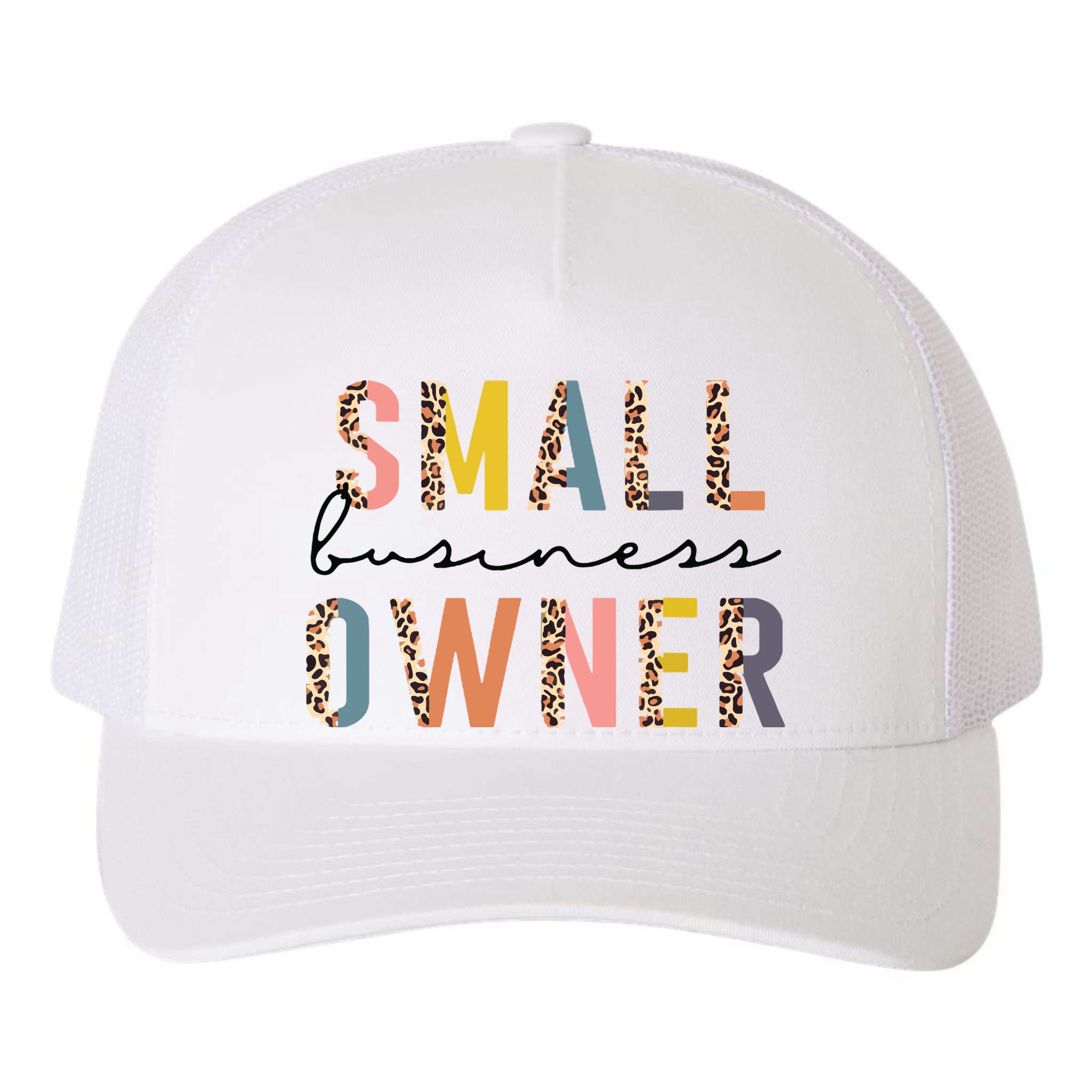 Small Business Owner Tee For Women CEO Entrepreneur Yupoong Adult 5-Panel Trucker Hat