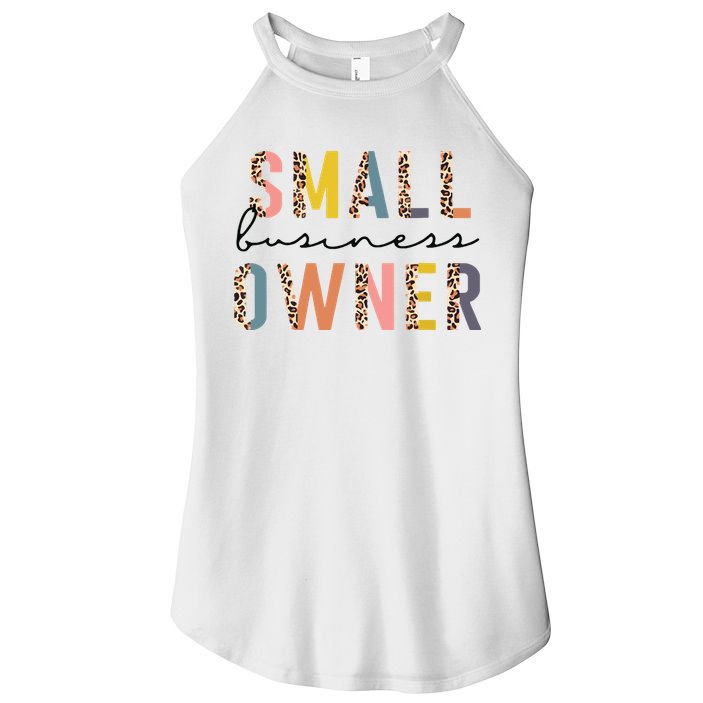 Small Business Owner Tee For Women CEO Entrepreneur Women's Perfect Tri Rocker Tank