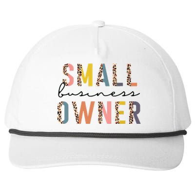 Small Business Owner Tee For Women CEO Entrepreneur Snapback Five-Panel Rope Hat