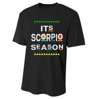 Scorpio Birthday October November ITS LEO SEASON Fun Saying Performance Sprint T-Shirt