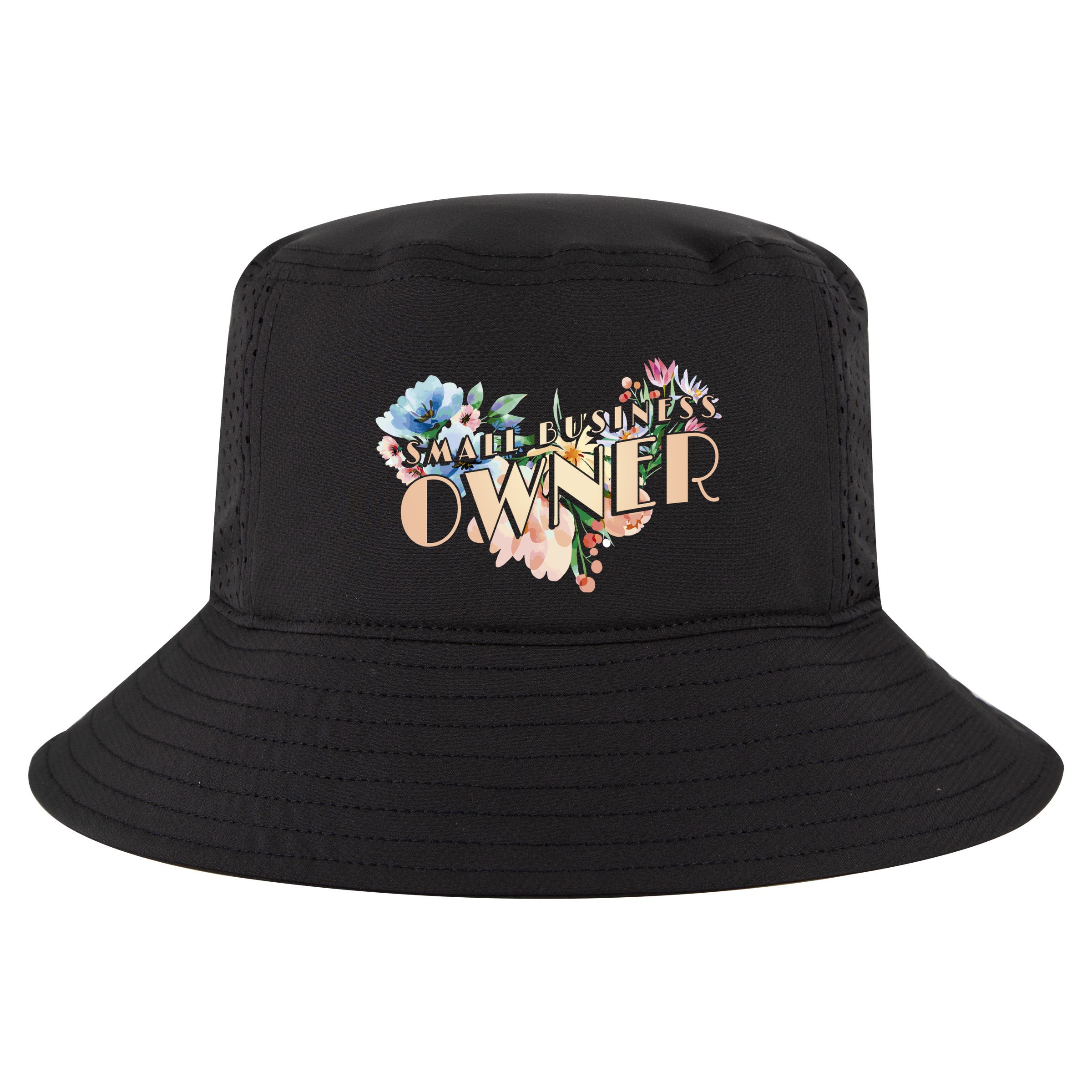 Small Business Owner Flower Cool Comfort Performance Bucket Hat
