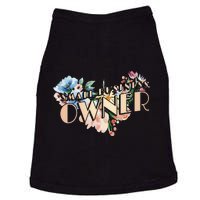 Small Business Owner Flower Doggie Tank