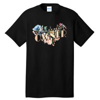 Small Business Owner Flower Tall T-Shirt