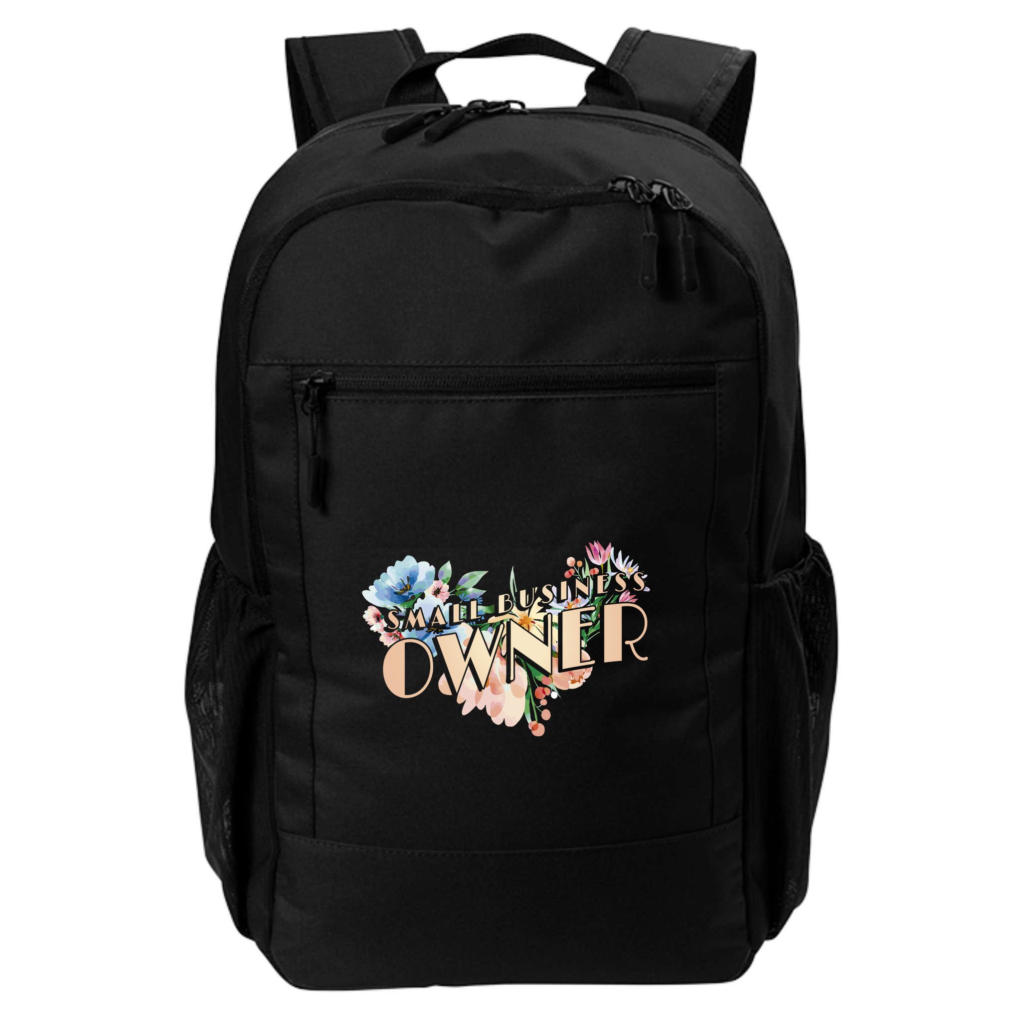 Small Business Owner Flower Backpack
