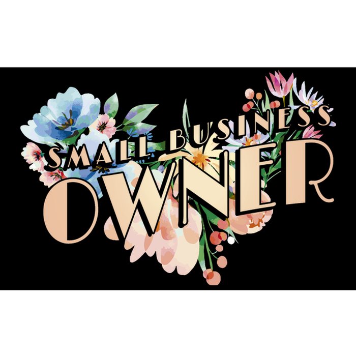 Small Business Owner Flower Bumper Sticker