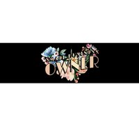 Small Business Owner Flower Bumper Sticker