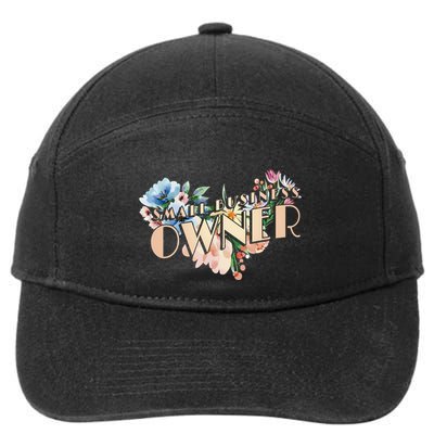 Small Business Owner Flower 7-Panel Snapback Hat