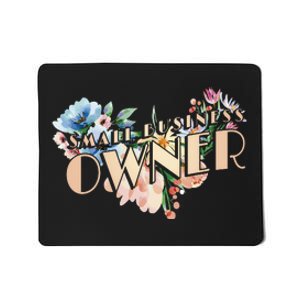 Small Business Owner Flower Mousepad