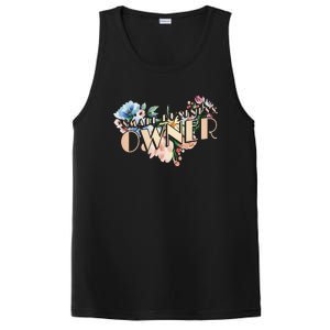 Small Business Owner Flower PosiCharge Competitor Tank