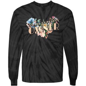 Small Business Owner Flower Tie-Dye Long Sleeve Shirt