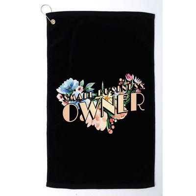 Small Business Owner Flower Golf Towel