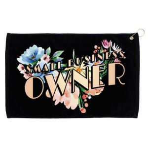 Small Business Owner Flower Grommeted Golf Towel