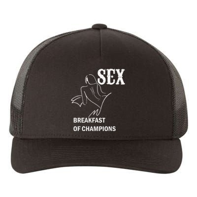 Sex Breakfast Of Champions Naughty Yupoong Adult 5-Panel Trucker Hat