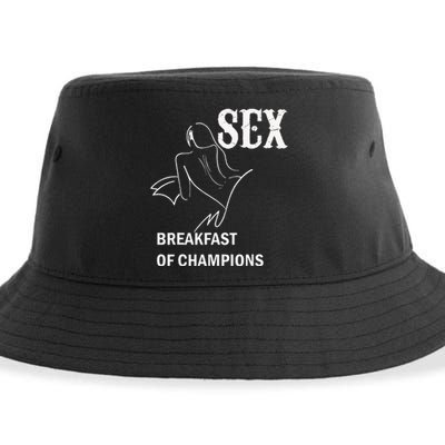 Sex Breakfast Of Champions Naughty Sustainable Bucket Hat