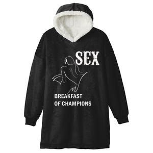 Sex Breakfast Of Champions Naughty Hooded Wearable Blanket