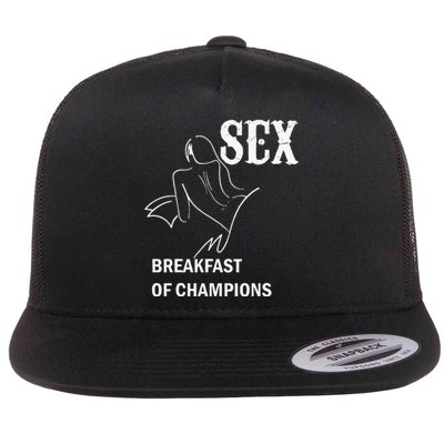 Sex Breakfast Of Champions Naughty Flat Bill Trucker Hat