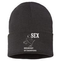 Sex Breakfast Of Champions Naughty Sustainable Knit Beanie