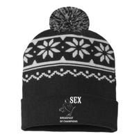 Sex Breakfast Of Champions Naughty USA-Made Snowflake Beanie