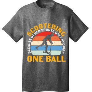 Scootering Because Other Sports Only Require One Ball Scooter Plus Size Shirts T-Shirt