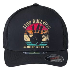 Stop Bullying Orange Stand Up Speak Out Unity Day Flexfit Unipanel Trucker Cap