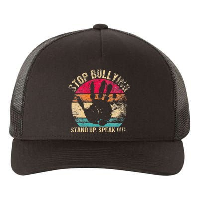 Stop Bullying Orange Stand Up Speak Out Unity Day Yupoong Adult 5-Panel Trucker Hat