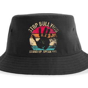 Stop Bullying Orange Stand Up Speak Out Unity Day Sustainable Bucket Hat