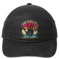 Stop Bullying Orange Stand Up Speak Out Unity Day 7-Panel Snapback Hat