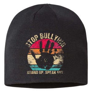 Stop Bullying Orange Stand Up Speak Out Unity Day Sustainable Beanie