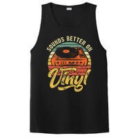 Sounds Better On Vinyl Music Lover Disc Records Collector PosiCharge Competitor Tank