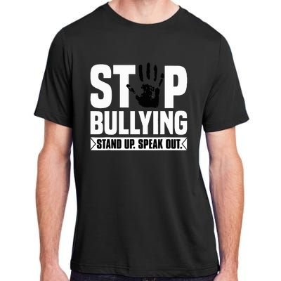 Stop Bullying Orange Stand Up Speak Out Unity Day Adult ChromaSoft Performance T-Shirt