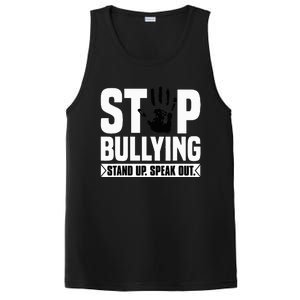 Stop Bullying Orange Stand Up Speak Out Unity Day PosiCharge Competitor Tank