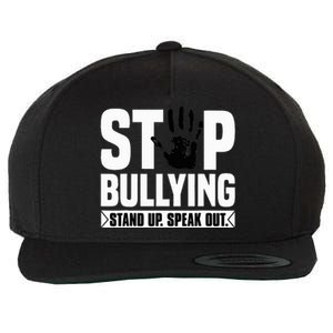 Stop Bullying Orange Stand Up Speak Out Unity Day Wool Snapback Cap