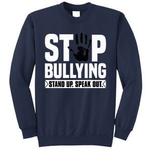 Stop Bullying Orange Stand Up Speak Out Unity Day Sweatshirt