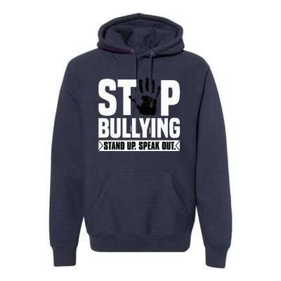 Stop Bullying Orange Stand Up Speak Out Unity Day Premium Hoodie