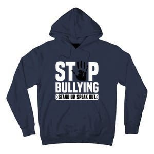 Stop Bullying Orange Stand Up Speak Out Unity Day Tall Hoodie