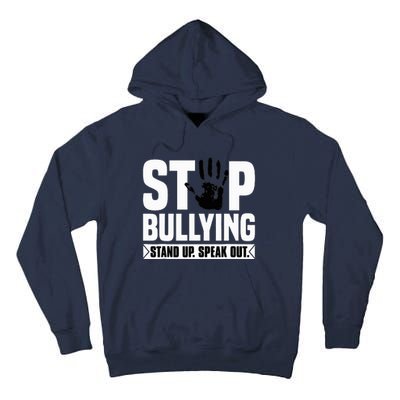 Stop Bullying Orange Stand Up Speak Out Unity Day Tall Hoodie