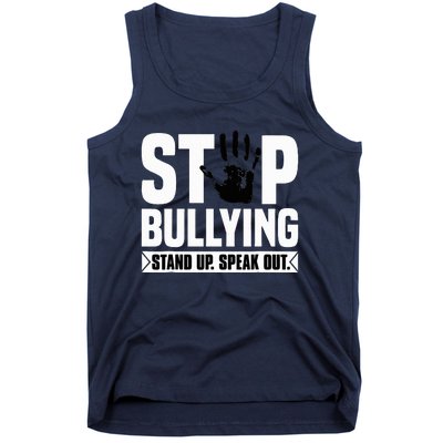 Stop Bullying Orange Stand Up Speak Out Unity Day Tank Top