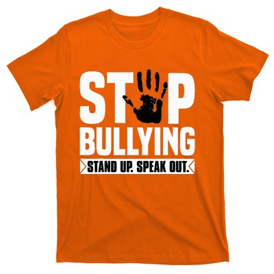 Stop Bullying Orange Stand Up Speak Out Unity Day T-Shirt