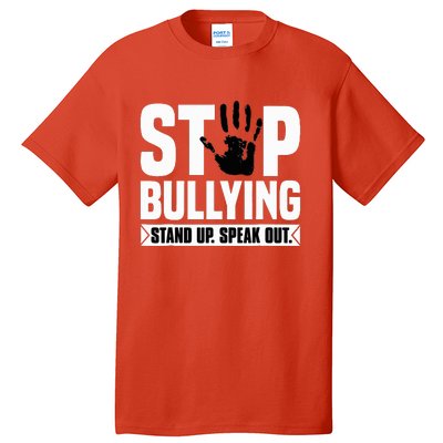 Stop Bullying Orange Stand Up Speak Out Unity Day Tall T-Shirt