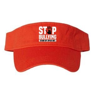 Stop Bullying Orange Stand Up Speak Out Unity Day Valucap Bio-Washed Visor