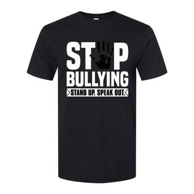 Stop Bullying Orange Stand Up Speak Out Unity Day Softstyle® CVC T-Shirt