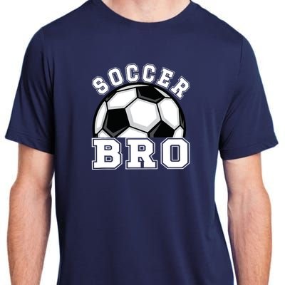 Soccer Brother Of A Soccer Player Bro Adult ChromaSoft Performance T-Shirt