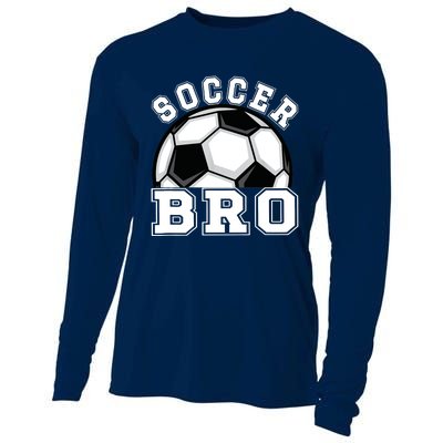 Soccer Brother Of A Soccer Player Bro Cooling Performance Long Sleeve Crew