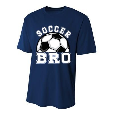 Soccer Brother Of A Soccer Player Bro Performance Sprint T-Shirt