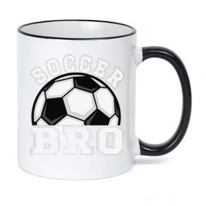 Soccer Brother Of A Soccer Player Bro 11oz Black Color Changing Mug