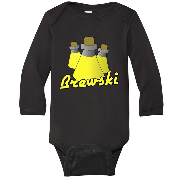 Saradomin Brewski Osrs Baby Long Sleeve Bodysuit