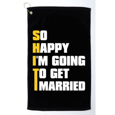 Sarcastic Bachelor Party Stag Groomsmen Getaway Wedding Golf Towel